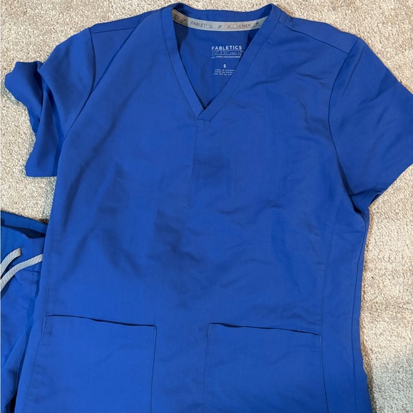 Fabletics Royal Blue Scrubs Set – Size Small - Picture 4 of 7